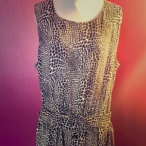 Leopard print dress